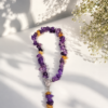 Terço de Ametista com Citrino – Espiritualidade, Prosperidade e Equilíbrio Energético(com embalagem e energia Reiki)