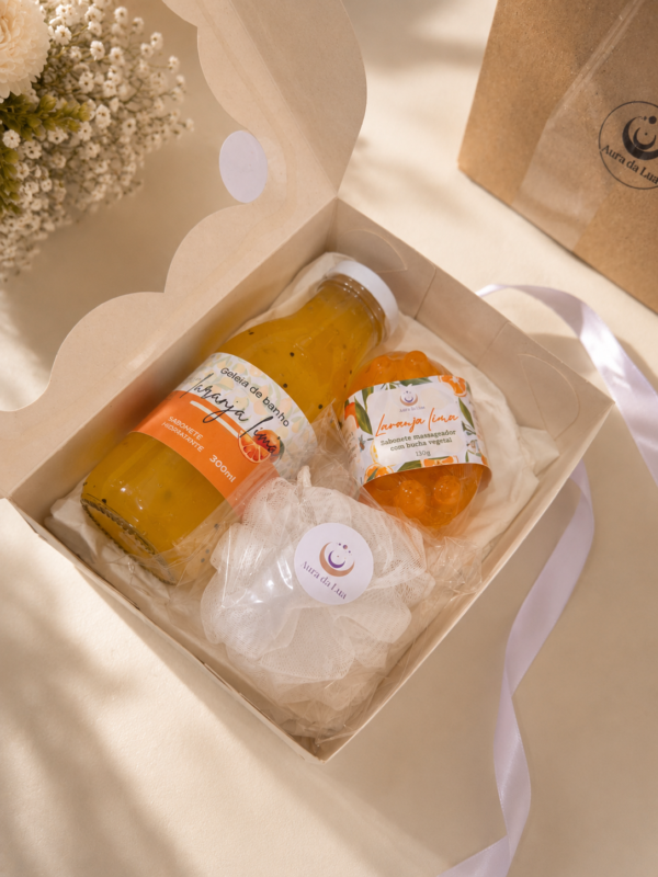 Kit Presente Laranja Lima | Banho Refrescante com Energia Reiki