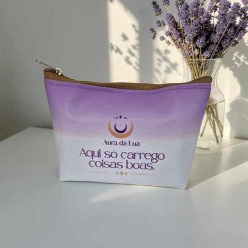 Necessaire Aura da Lua — Aqui Só Carrego Coisas Boas