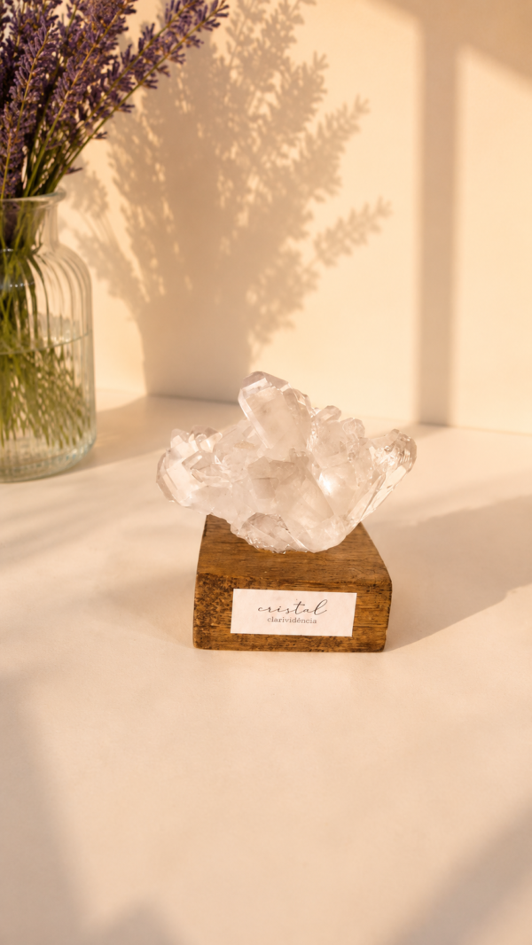 Drusa de Cristal – Clarividência, Luz e Energia