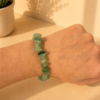 Pulseira de Quartzo Verde em Cascalho — Pedra da Saúde