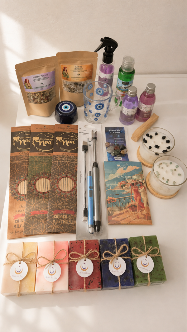 22 itens para Limpeza, Proteção, Abundância e Equilíbrio
+ VOCÊ GANHA 1 SESSÃO DE REIKI