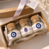 Kit Trio Velas Proteção e Boas Energias ‐com caixa presente 
Alecrim, Bamboo, Lavanda