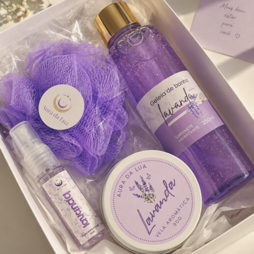 Ritual Relaxante de Lavanda 4 itens| acompanha caixa