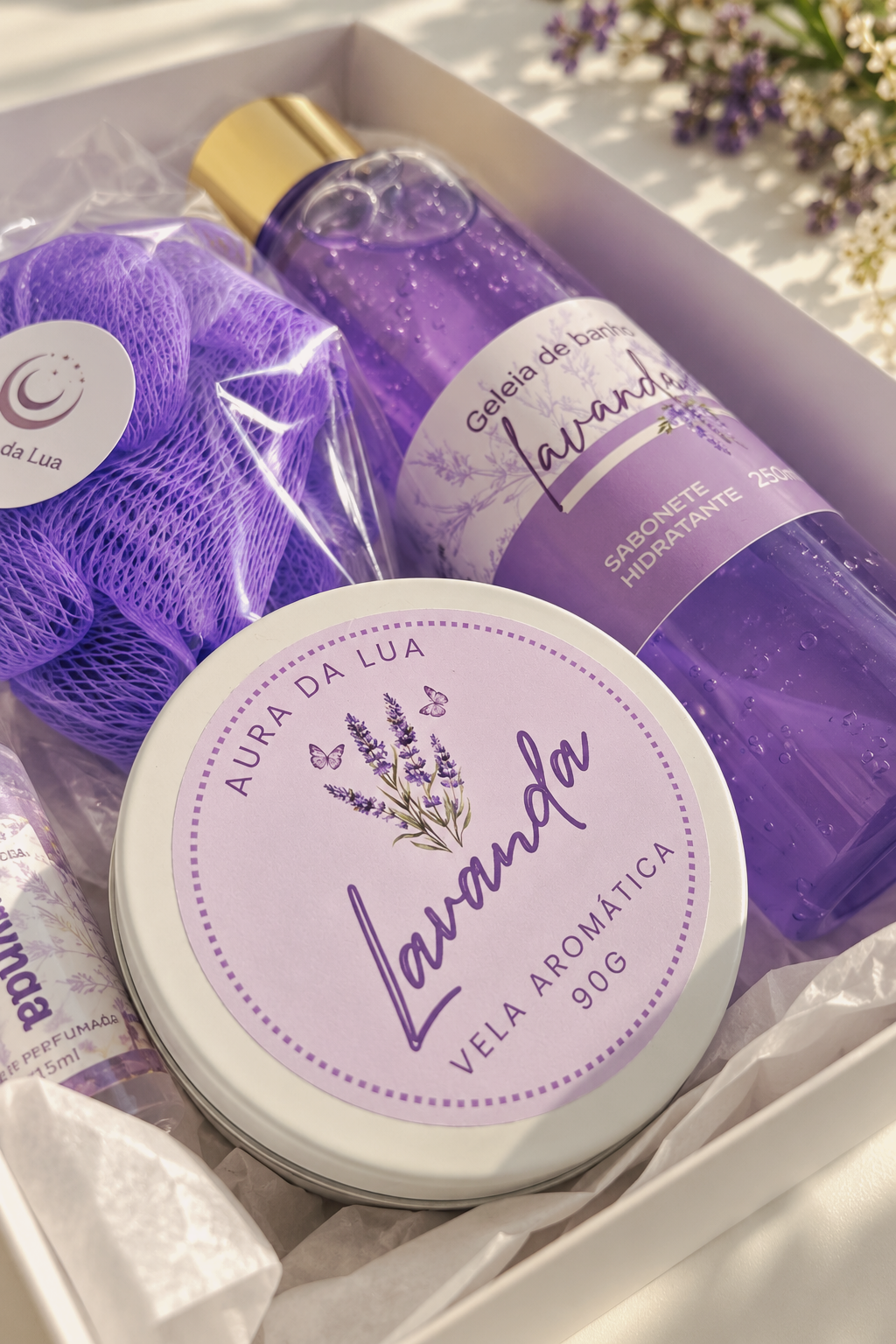 Ritual Relaxante de Lavanda 4 itens| acompanha caixa
